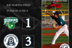 Chavarria Shines as Bells Best Pippins in Series Opener