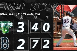 Bells Score First but Fall to Yakima by One Run