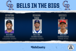 “Bells in the Bigs” alum with the Colorado Rockies!