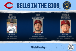 “Bells in the Bigs” Highlights Alum Within the Milwaukee Brewers and Cincinnati Reds Organizations