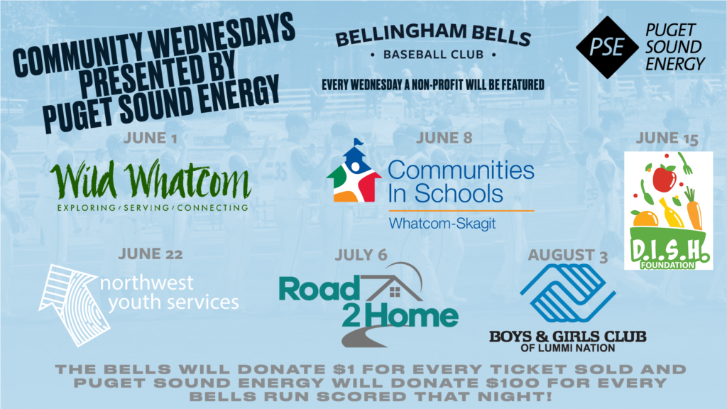 Bellingham Bells and Puget Sound Energy Partner to Support Local Non