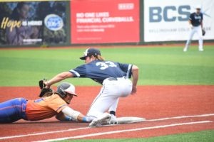 Bells fall short to Lefties, in 8-4 loss