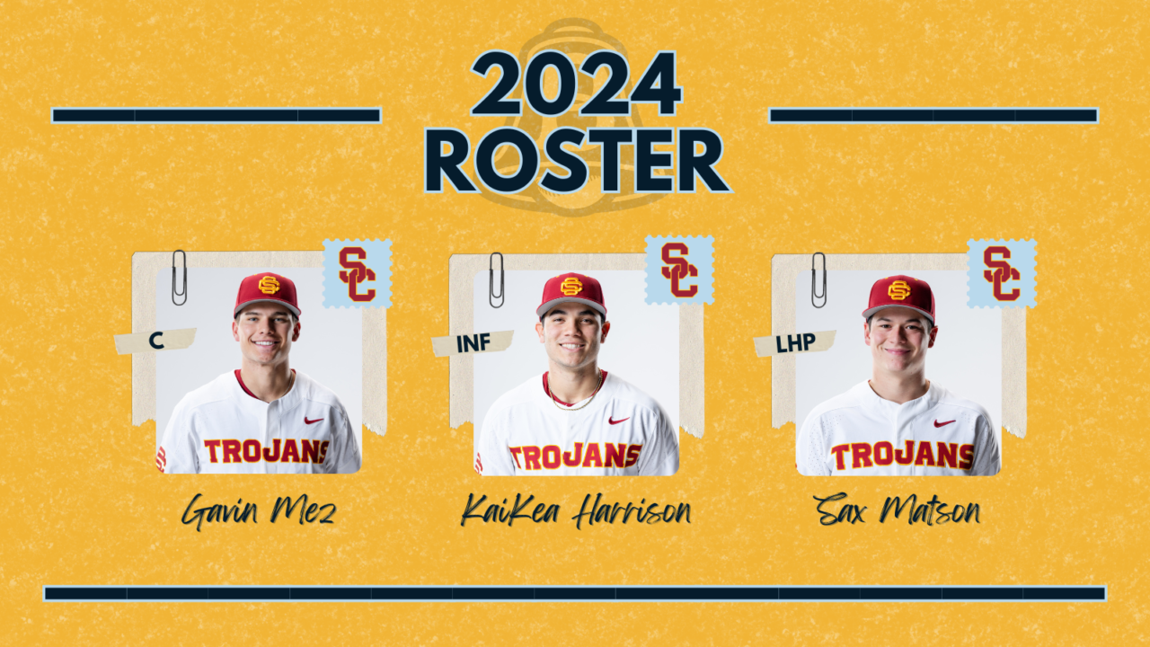 Three USC Trojans join 2024 roster
